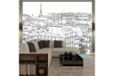 Fototapet Parisian S Sketchbook 200x154 - Artgeist sp. z o. o.