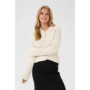 Cream Dame Strikkevarer Hvit M
