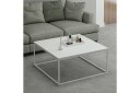 Loni Sofabord 90 cm - Hvit