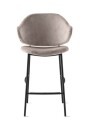 Calligaris Holly barstol matt sort / sand