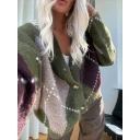 Noella N Laiana Knit Cardigan   Khaki green   XS/S
