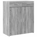  Skjenk grå sonoma eik 80x42,5x93 cm konstruert tre 8721102655630