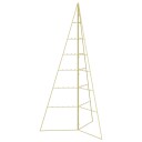 vidaXL Metall juletre KUOPIO 140 cm Stål Gull