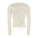 MM6 Maison Margiela Dame Strikkevarer Beige S,