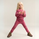 Gullkorn Design Gullkorn Jona fleece sett varm rosa 134/140