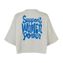 Lollys Laundry Danll Boxy Sweatshirt 3/4   Grey   L