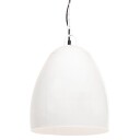 vidaXL Industriell hengelampe 25 W hvit rund 42 cm E27