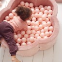 KiDKii Ballbasseng 100x30 cm inkl. 200 baller Perlemor