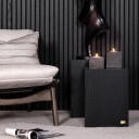 Trent sidebord svart 2-sett