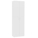  Kontorskap hvit 60x32x190 cm konstruert tre