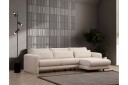 Makhan Sofa med Sjeselong 3 seter   Lys beige