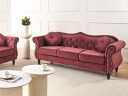 3 seters sofa Skien   Mørkerød
