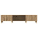  TV benk artisan eik 180x31,5x40 cm konstruert tre