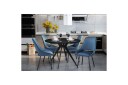 Spisebord Loft24 Philip spisebord rundt 110 cm Svart -