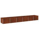 vidaXL Hevet Hagebed Rusten 480 x 80 x 55 cm papp