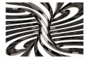 Fototapet Black And White Swirl 150x105 - Artgeist sp. z o. o.