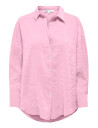 ONLY Carmakoma Carzazima L/S Loose Shirt Wvn Noos   Pink   44
