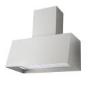 Røroshetta Grue Lav Sense Ventilator Vegghengt Børstet Stål / 80cm Uten Kanal Ekstern Motor