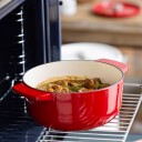 Kitchenaid Støpejernsgryte 22 cm/3,3 liter empire red
