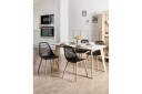 Matsalsstol Beliani Montello set om 4 Beige-Ljust Trä Black -