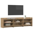  TV skap 168 x 33 x 47 cm Artisan eik Konstruert tre