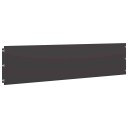 vidaXL Plenkanter 20 stk svart 25x103 cm kaldvalset stål