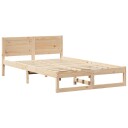  Sengestel Naturlig Solid furu 120 x 200 cm Lett