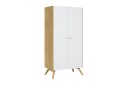 Garderobe Nature Hvit/Natur   Hvit/Tre/natur