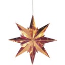 Star Trading Mini julestjerne med lys 25 cm kobber