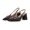 Bianco Pumps biaMaralyn Slingback Croco Patent Rød