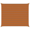 vidaXL Solskygge seil Oransje og Brunt 5 x 6 m 100% polyester Oxford