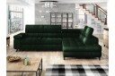 Amshyttan Sofa med Sjeselong 3 seter   Grønn