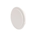 Flexit TVR Tallerkenventil hvit abs 100 mm Ventilasjon