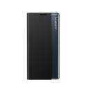 Hurtel Nytt Sleep-etui for Samsung Galaxy S24 FE-deksel med flipp og stativ Svart
