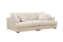 Rossita Lyx 3 seters ekstra dyp sofa i chenille   Beige