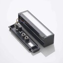 Arcchio Lengo LED-vegglampe CCT 25cm 1 lys grafitt