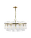 Beckett Chandelier Brass L
