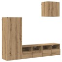  TV Vegg Enheter 4 pcs Artisan Eik Konstruert tre