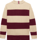 Tommy Hilfiger ull rugby genser rich cherry 176