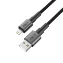 Tech Protect Ultraboost DNA USB A / Lightning kabel 12W/2,4A 25 cm   grå
