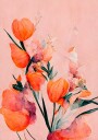 Petals and Elegance Poster Plakat / 70x100cm