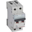Legrand 5 stk TX3 MCB automatsikring C32 2P 2M 6/6kA