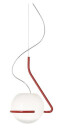 Foscarini Tonda Taklampe Liten Oransje/ Hvit