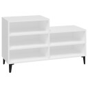 vidaXL Skoskap hvit 102x36x60 cm konstruert tre