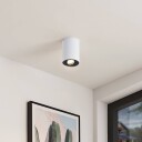Arcchio takspot Jolina rund hvit/svart sett med 2 stk aluminium