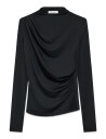 Rosemunde Rwbillie Ls Turtle Neck T-Shirt - Black - 42