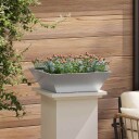  Stål planter Galvanisert stål 50 x 50 x 15 cm Holdbar Rektangulær