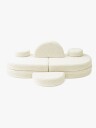 MeowBaby Bearly Sofa Coccolo Ecru