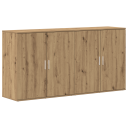  Skap 2 stk Artisan Eik 79x38x80 cm Konstruert Tre