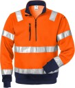 Fristads Sweatshirt 728 Shv, Klass 3 Varsel Orange/marinblå 4xl